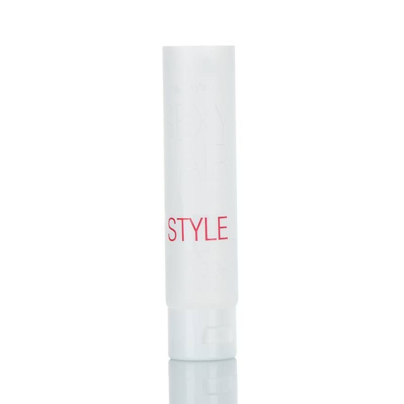 Matte white plastic tube custom cosmetic body soft tube empty lotion cosmetic packaging squeeze PCR 
