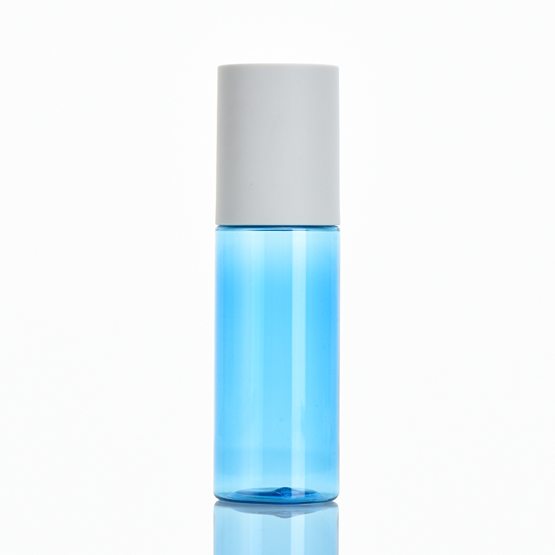 Hot Sale Cosmetic Skin Care Glossy Bottle Packaging 100 ml With White Screw Lid