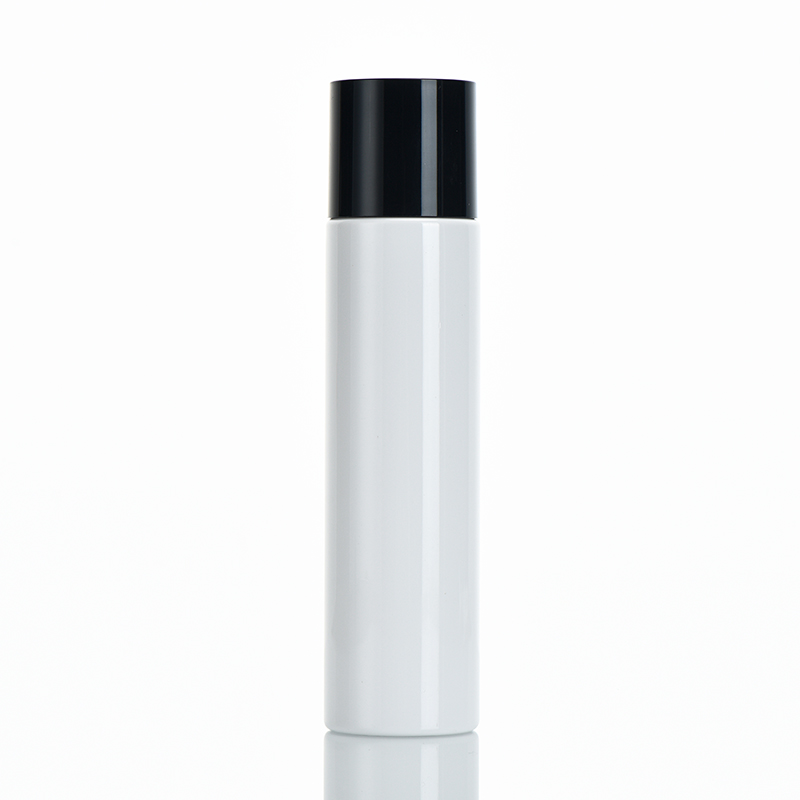 Luxury Manual Lotion Bottle Cosmetic Glossy Finish Plastic Bottle With 150 ml