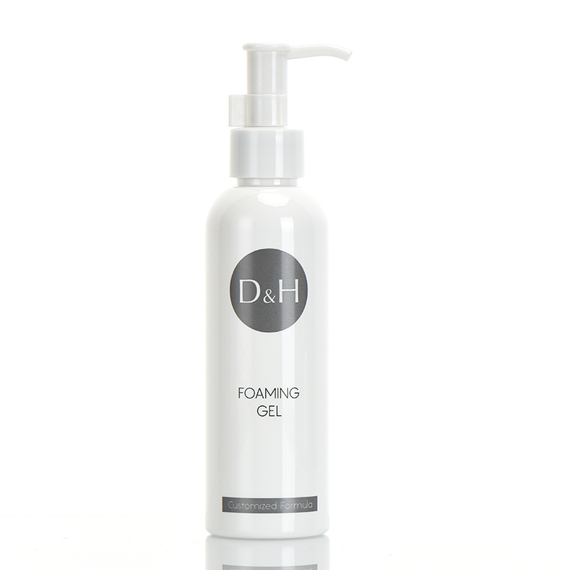 180ml Classic Shape Glossy Finish Lotion Pump PET Bottle Used For Skin Care Products