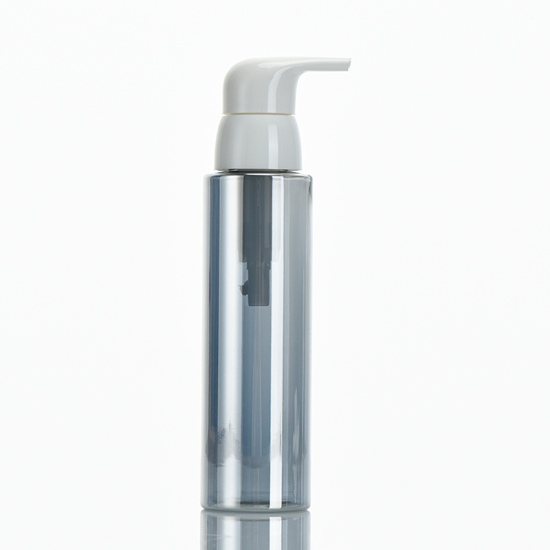Plastic Electroplated Bottle 150ml With Lotion Pump For Shampoo Conditioner 